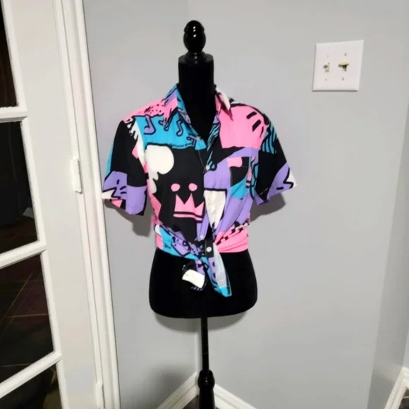 vintage 90s retro shirt - Picture 2 of 2